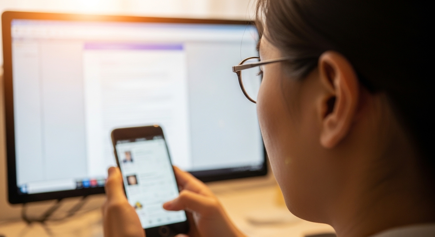 사물이 이중으로 보이거나 시야가 뿌옇게 변하는 백내장 초기증상 예시 시뮬레이션