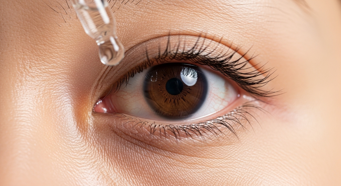 한쪽 눈 충혈이 지속될 때 정밀 검사를 통해 정확한 원인을 진단하는 BGN밝은눈안과 잠실롯데타워점 검사 장면