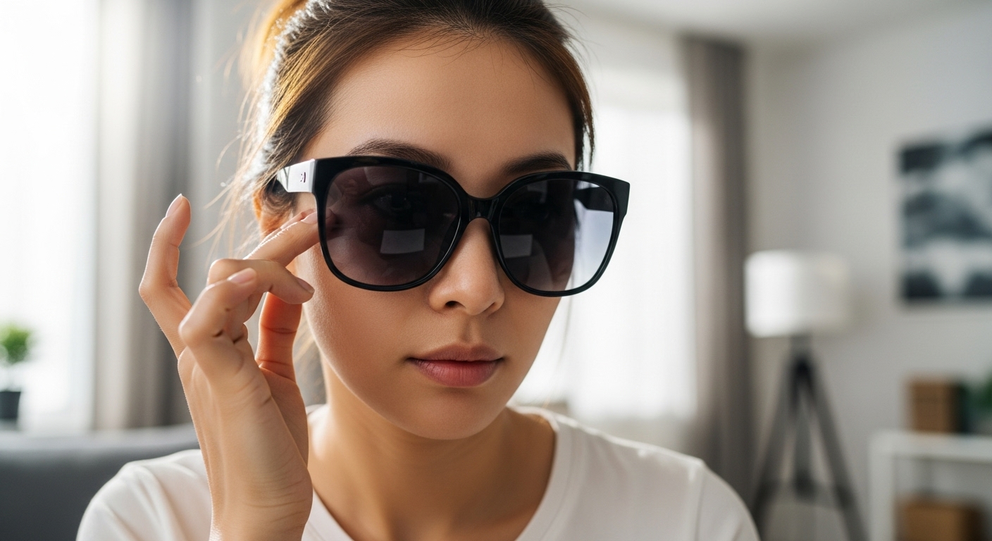 스마일라식 수술 후 빠른 회복을 위해 인공눈물을 점안하고 눈을 보호하는 관리 방법 시각화