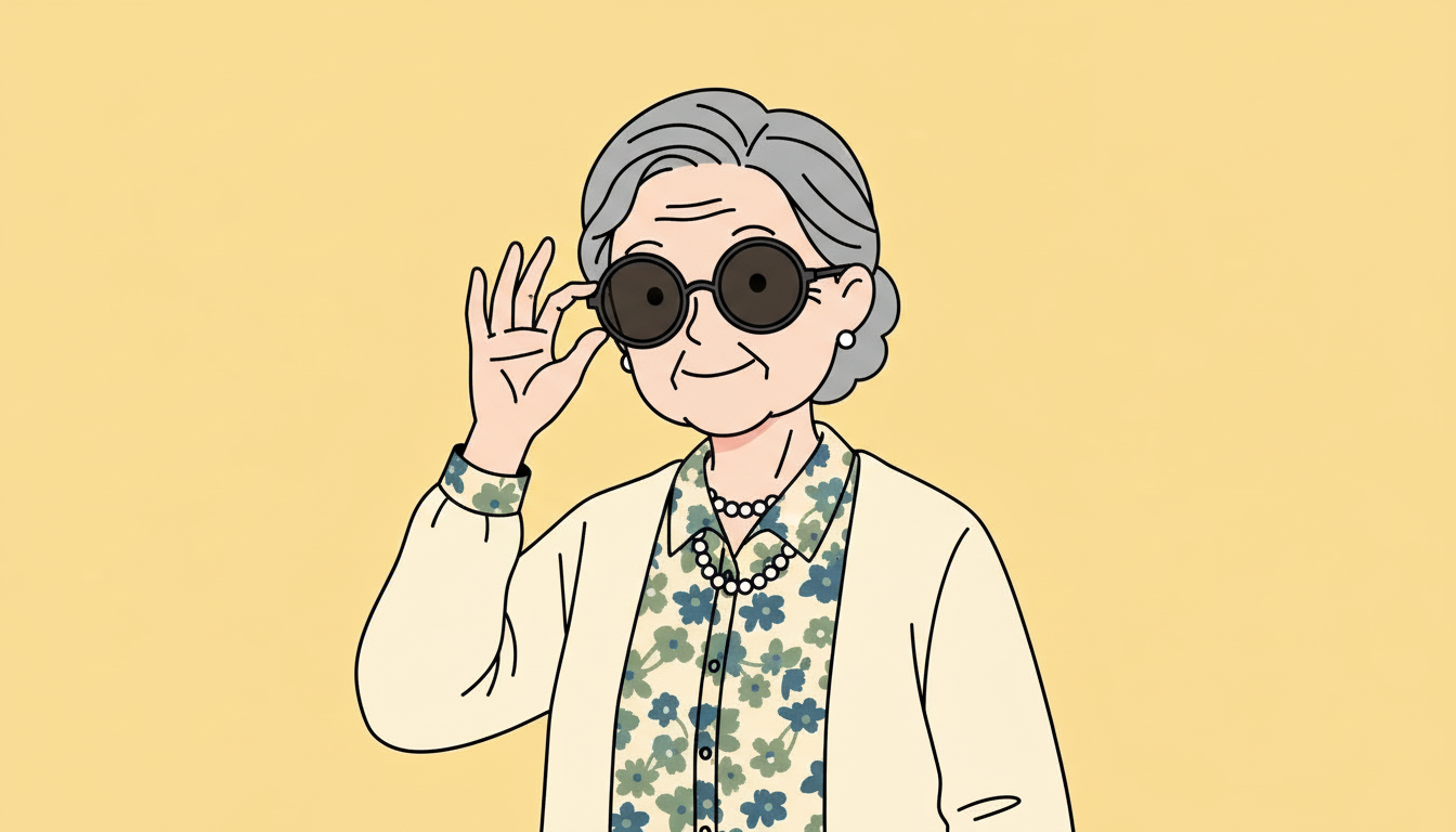 BGN 밝은눈안과 잠실에서 노안 백내장수술 후 각막 자극 방지를 위해 1달 뒤 헤어 시술을 권고하는 가이드 일러스트