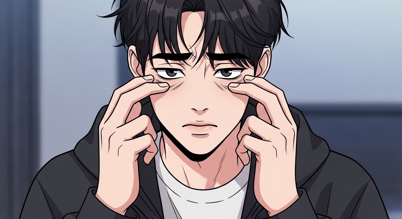 라섹 재수술의 핵심 조건인 잔여 각막 두께와 안전 마진 확보 기준을 보여주는 인포그래픽