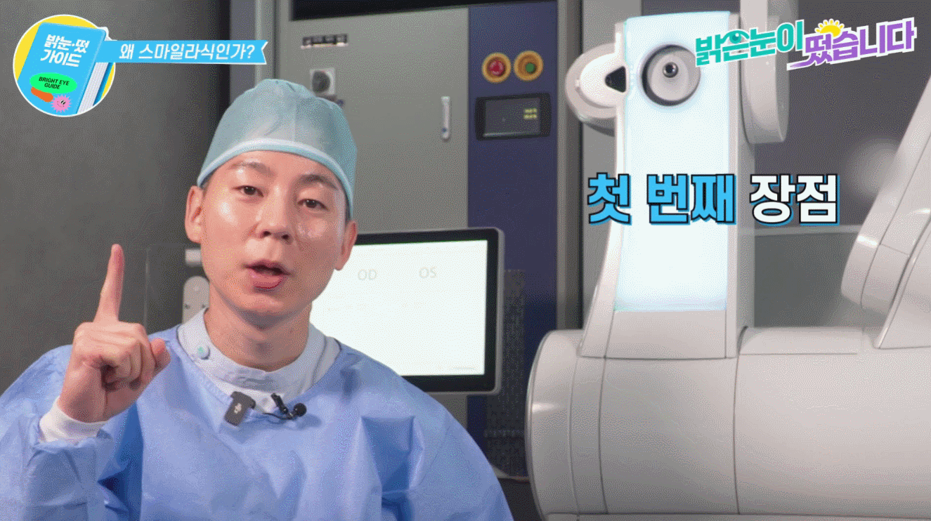 안경 없이 선명한 시야로