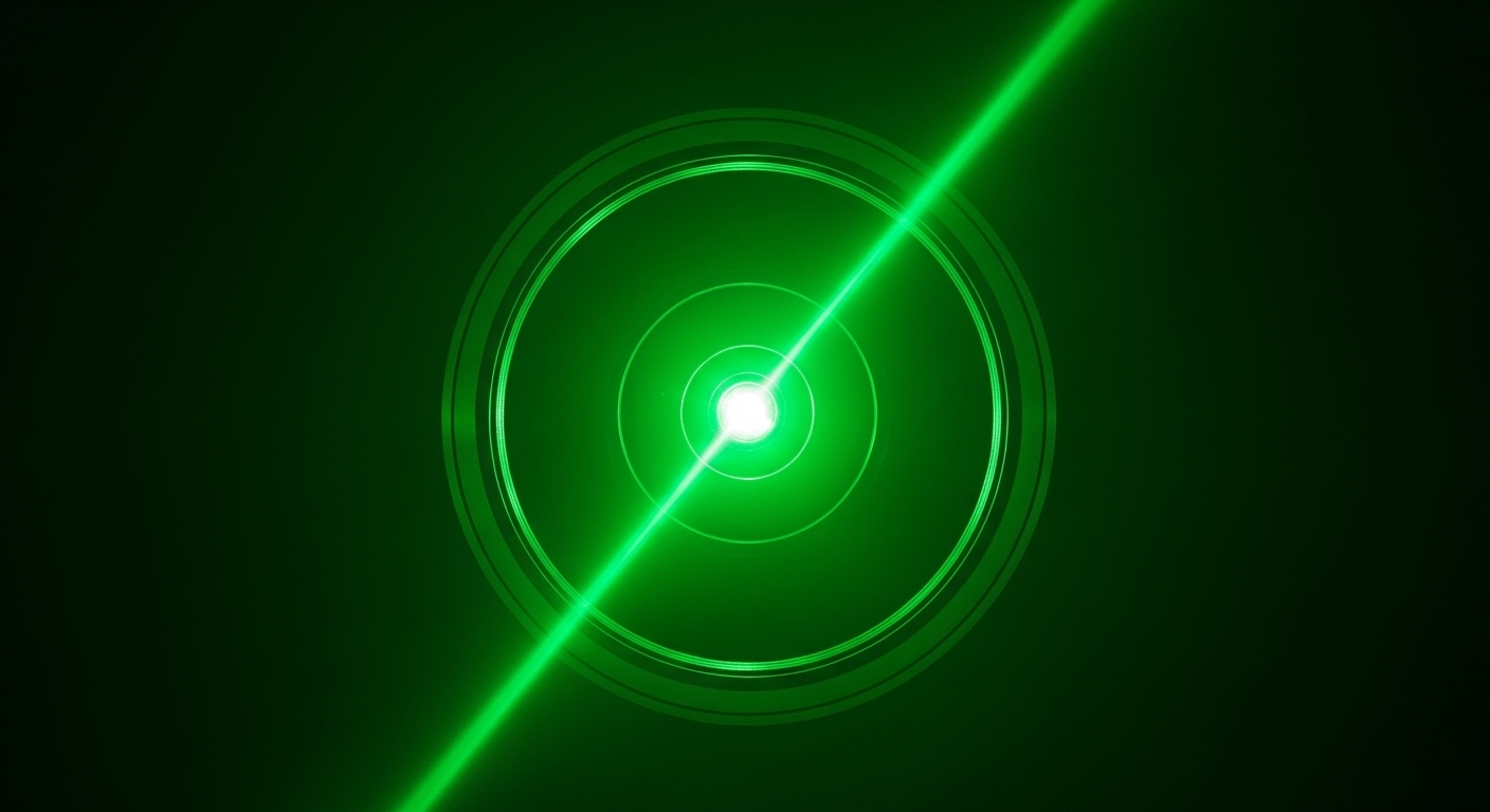 스마일라식 수술 중 초록 불빛