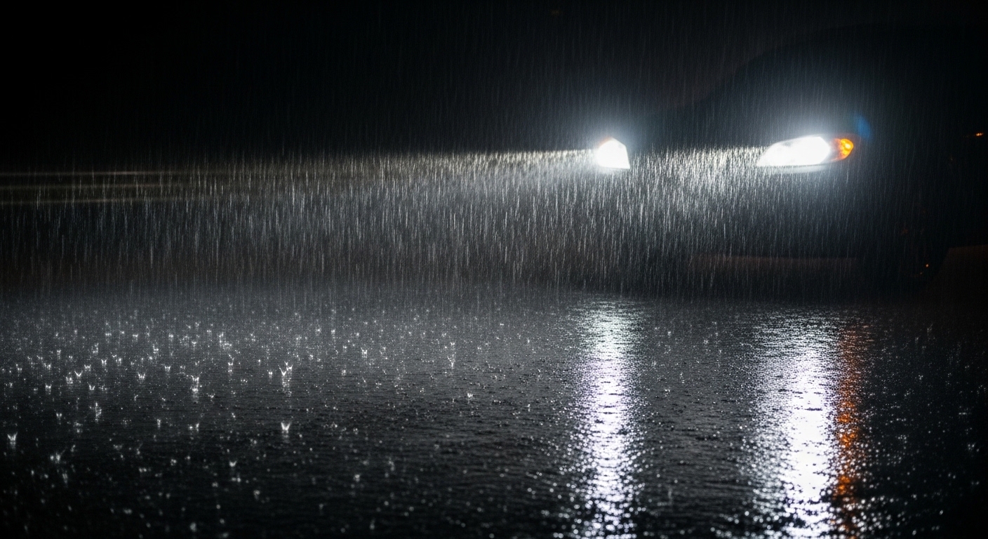 라섹 수술 후 야간 운전 시 가로등과 헤드라이트가 일시적으로 퍼져 보이는 현상 안내