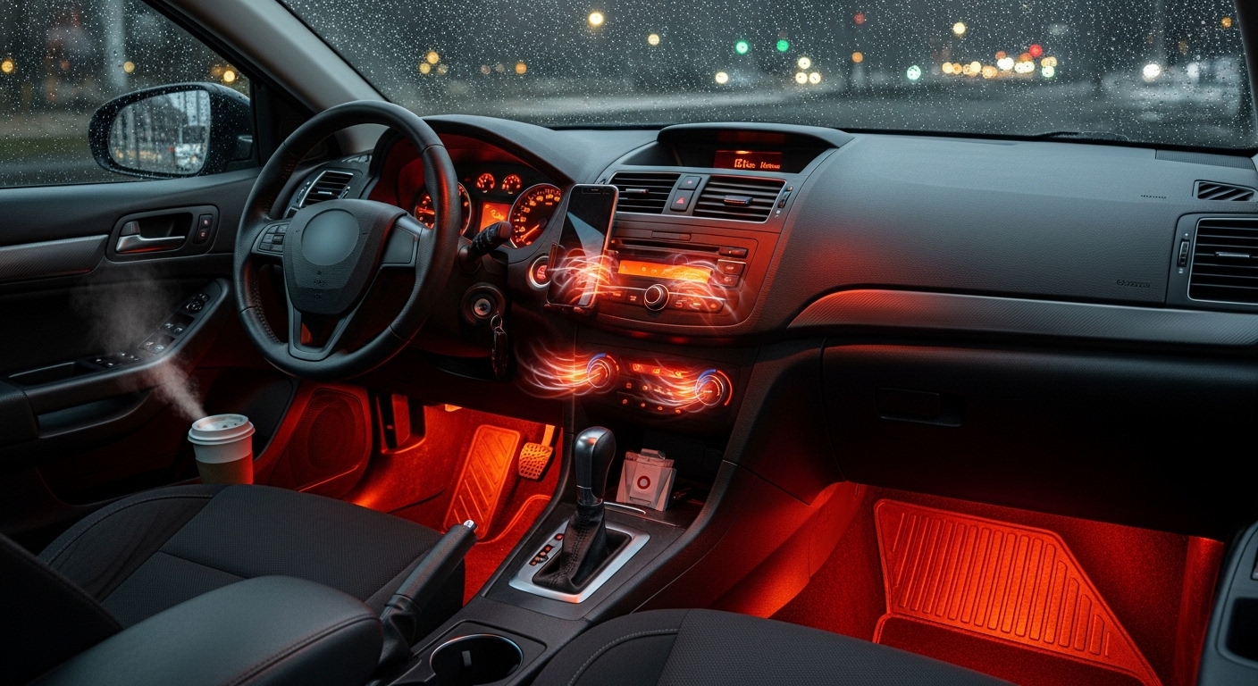 운전직 고객을 위한 라섹 후 눈 관리 필수 3종 세트 - 인공눈물, 히터 방향 조절, 눈 휴식